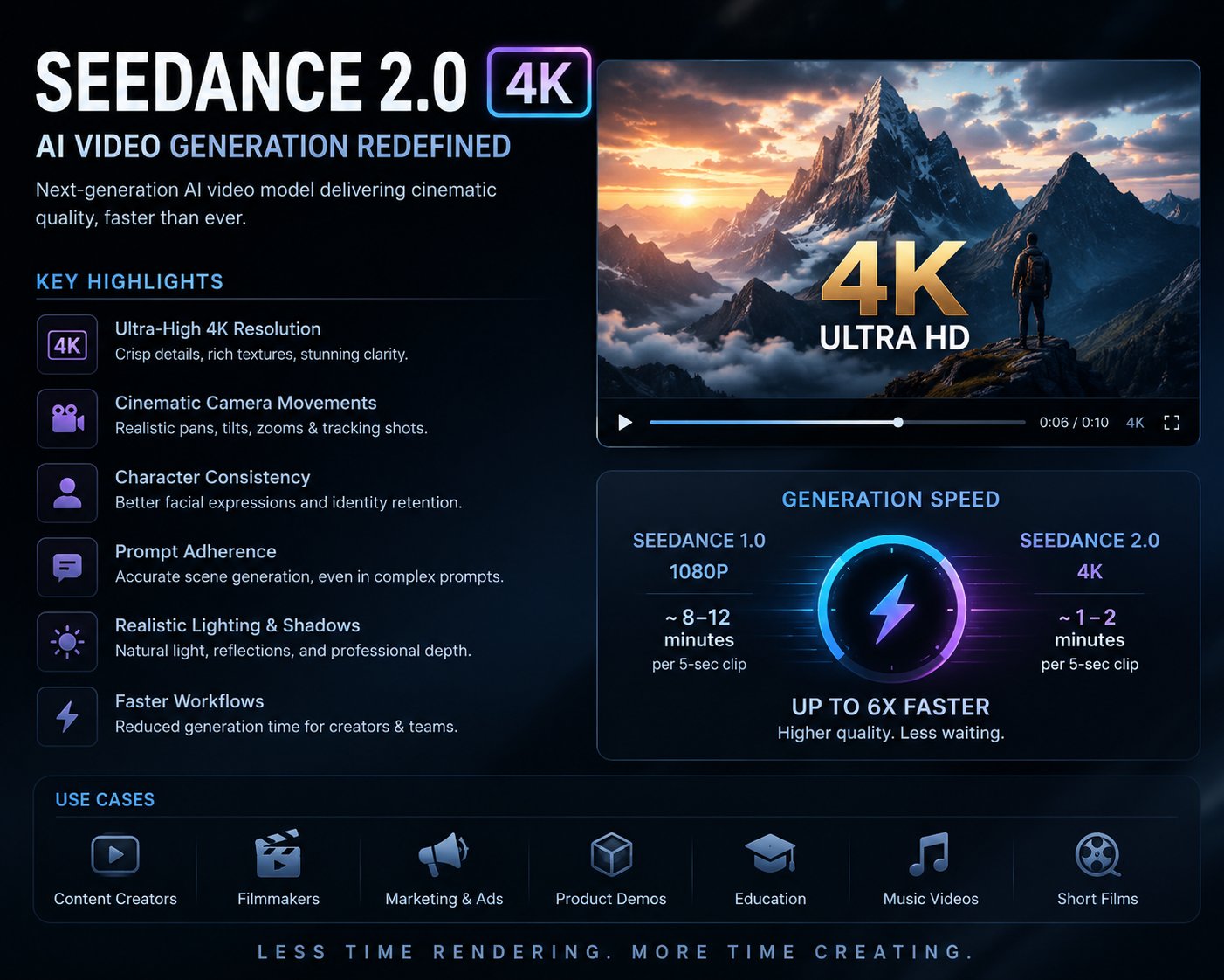 AI video is evolving faster than ever. Seedance 2.0 4K is another major step… — AI-generated image by @AinaAiTech using Seedance