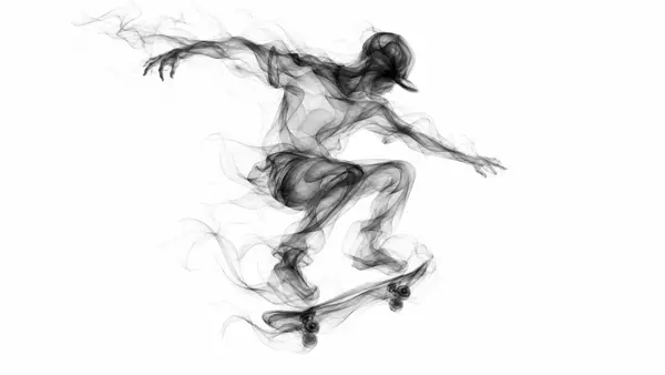 [SUBJECT] formed entirely from graceful flowing smoke ribbons, ethereal… — AI Model prompt by @aleenaamiir