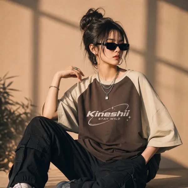 Create a premium minimalist streetwear fashion advertisement featuring a… — GPT Image 2 prompt by @harboriis