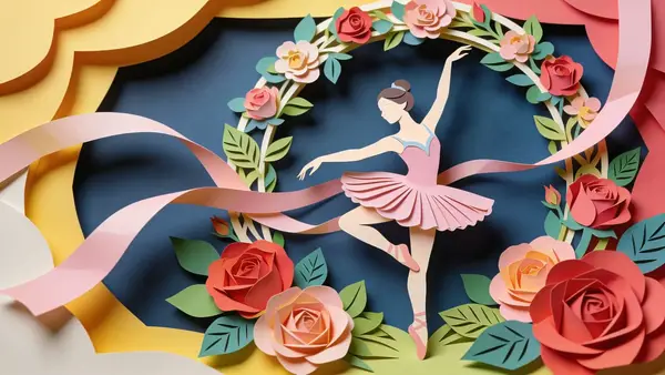A paper-cut craft illustration of a [subject], layered colorful paper textures,… — AI Model prompt by @ZephyraLeigh