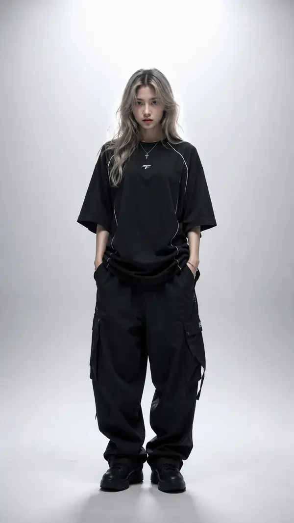 Ultra-realistic high-fashion editorial studio portrait of a young woman… — GPT Image 2 prompt by @harboriis