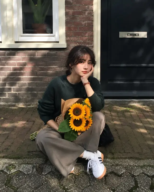Ultra realistic lifestyle portrait of a beautiful young East Asian woman… — Nano Banana Pro prompt by @harboriis
