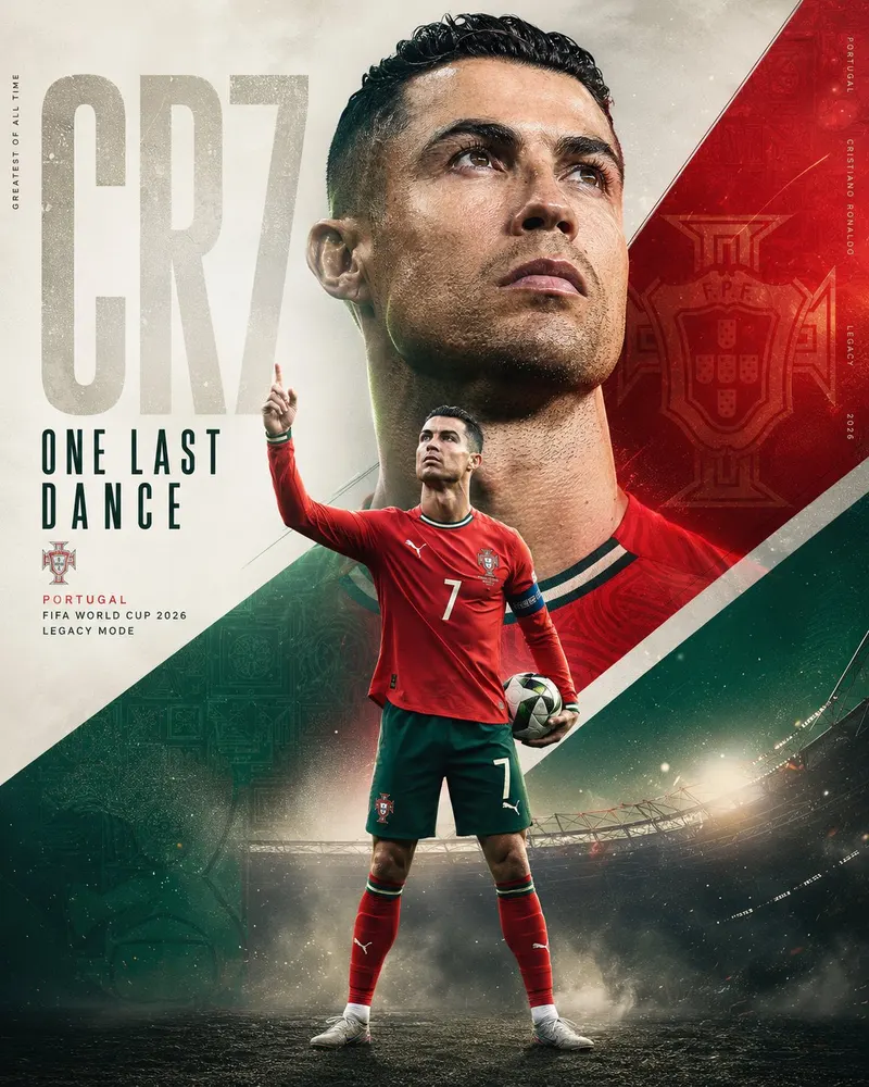 Act as a world-class sports poster art director, Nike Football campaign… — GPT Image 2 prompt by @Diplomeme