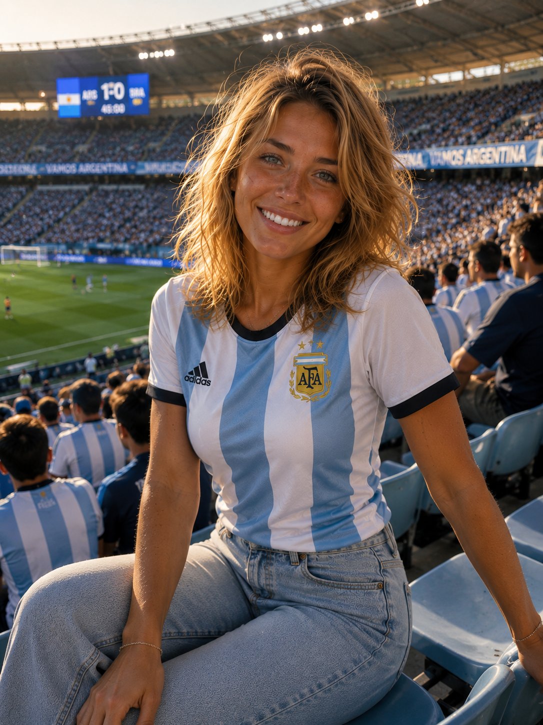 🇦🇷 Argentinian Girl Photorealistic cinematic portrait of a beautiful young… — GPT Image 2 prompt by @john_my07