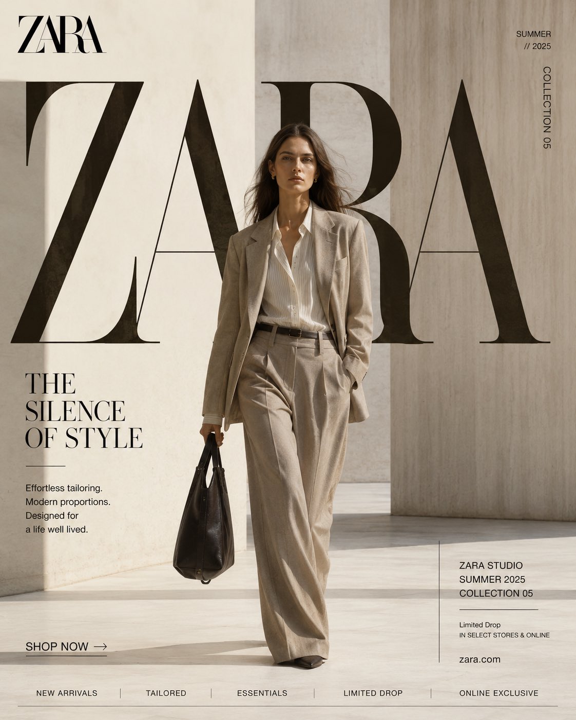 SYSTEM ROLE You are the Global Fashion Creative Director for ZARA. Your task is… — AI-generated image by @Diplomeme using GPT Image 2