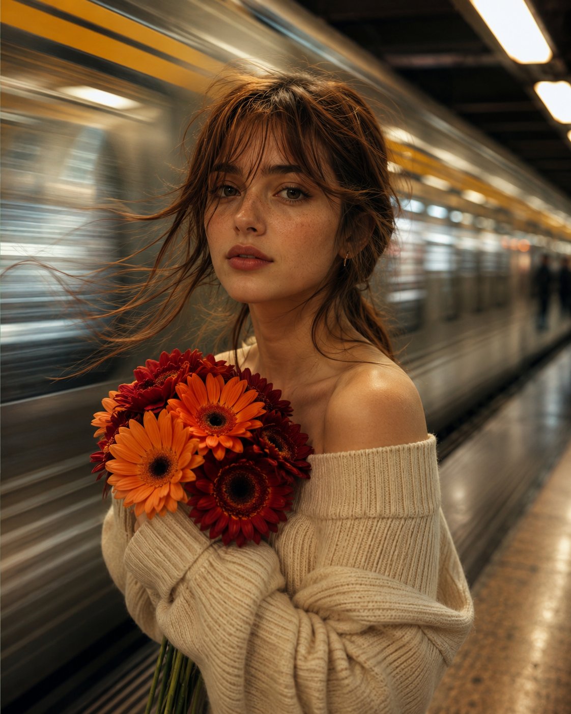 A cinematic, ultra-realistic, high-fidelity portrait of a young woman standing… — GPT Image 2 prompt by @Goodmanprotocol