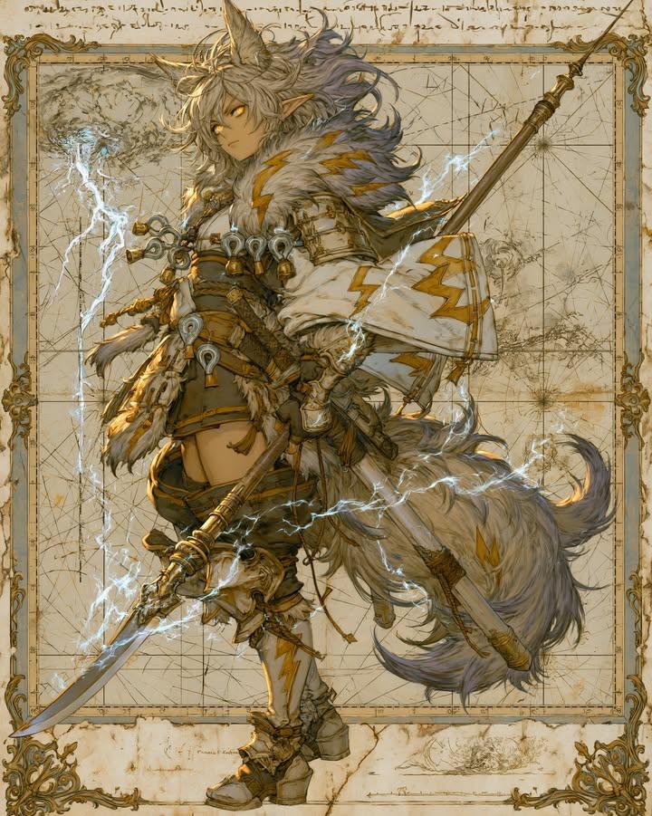 Masterpiece, ultra-detailed fantasy anime character concept art, full-body… — GPT Image 2 prompt by @SimplyAnnisa