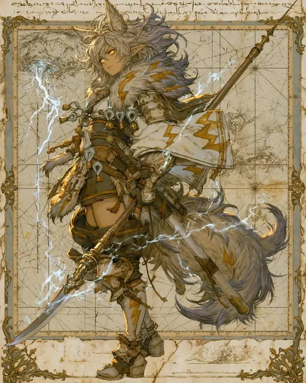 Masterpiece, ultra-detailed fantasy anime character concept art, full-body… — GPT Image 2 prompt by @SimplyAnnisa