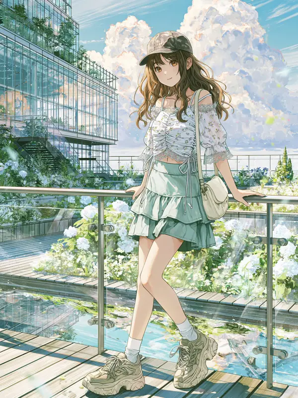 masterpiece, best quality, newest, absurdres, ultra detailed, anime girl,… — AI Model prompt by @himino_aiart