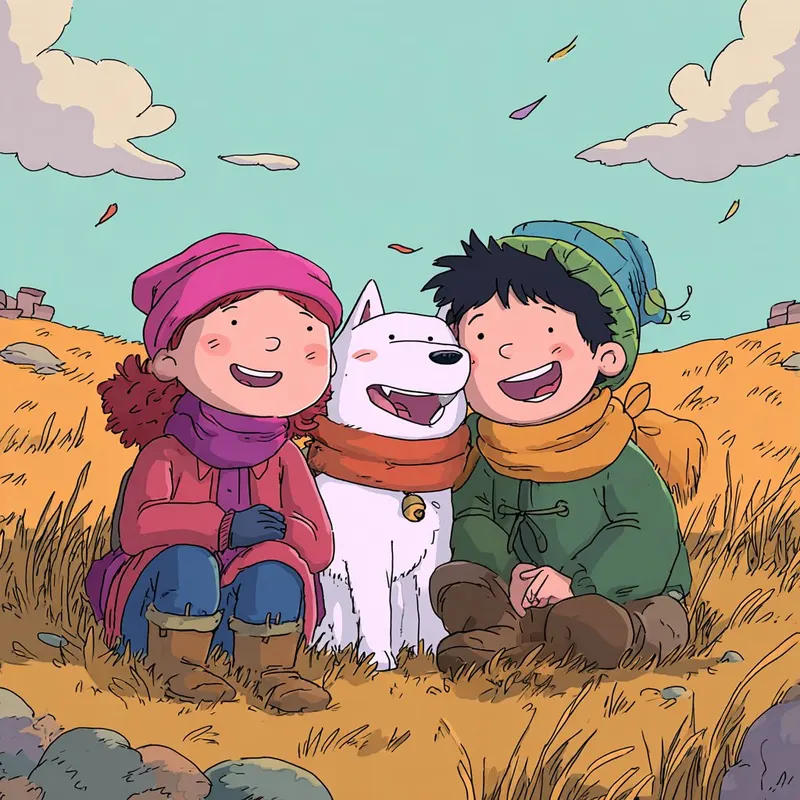 A warm, cozy illustration style inspired by contemporary European picture… — AI Model prompt by @Artedeingenio