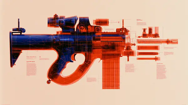 Transparent Gun Autopsy Designs New Midjourney 8.2 Prompt Autopsy infographic… — Midjourney prompt by @michaelrabone