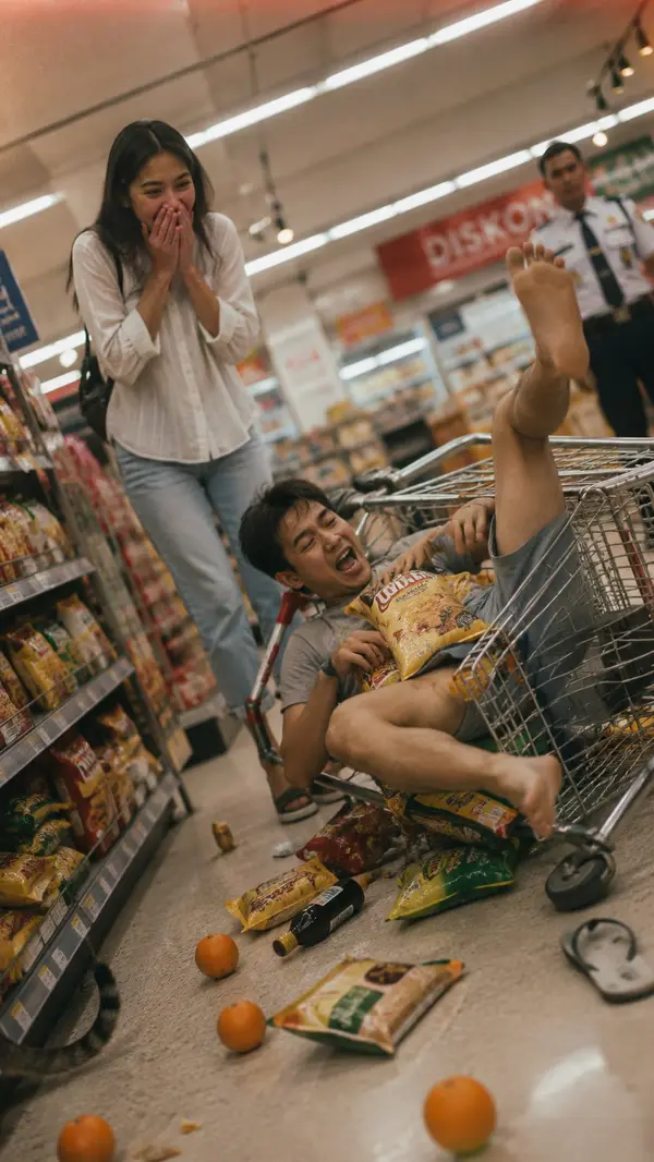 Shot on 35mm film, Kodak Portra 400, soft fluorescent supermarket light, soft… — GPT Image 2 prompt by @Naiknelofar788