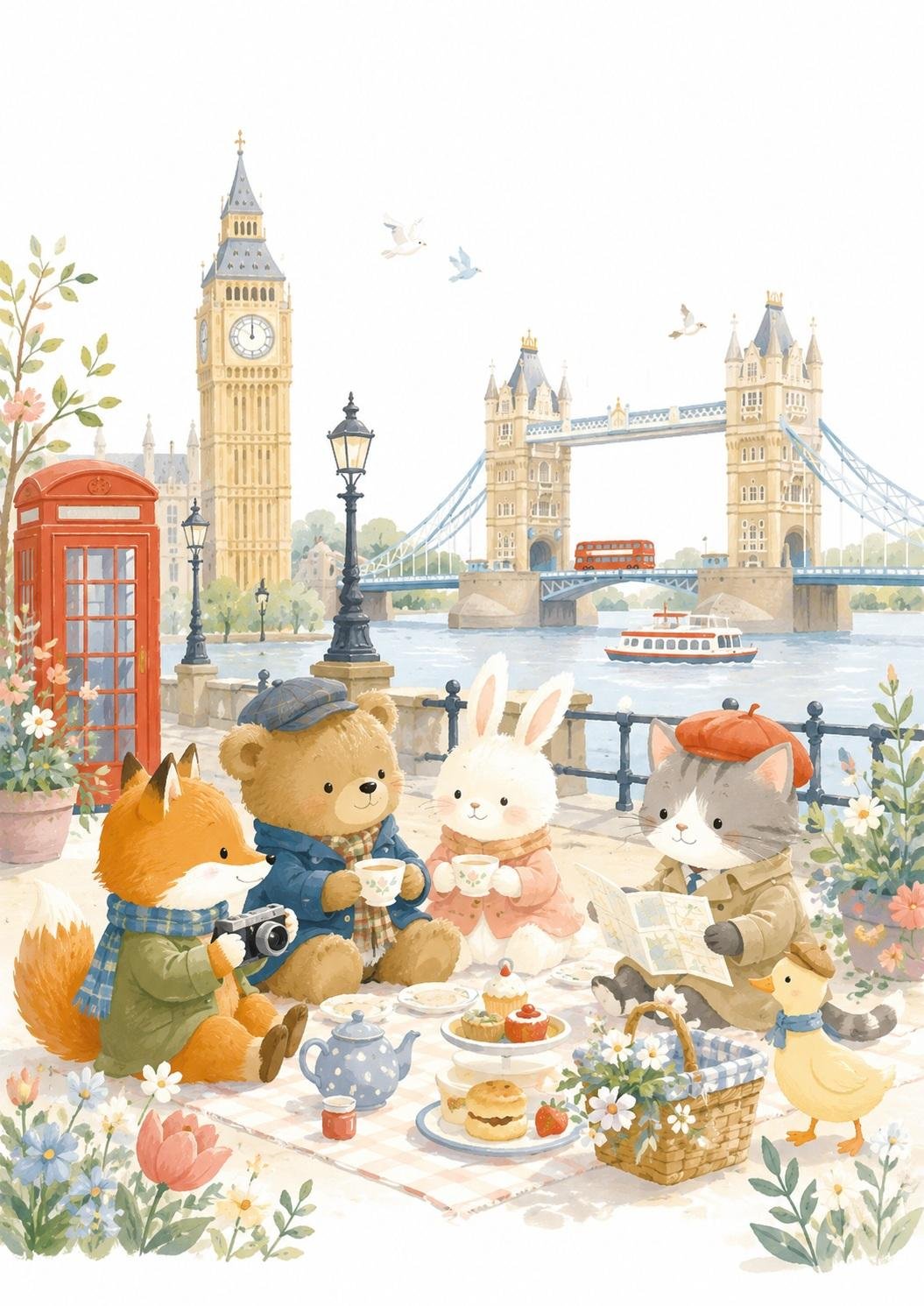 Create an adorable children's storybook travel illustration of **[CITY]**. The… — GPT Image 2 prompt by @Goodmanprotocol