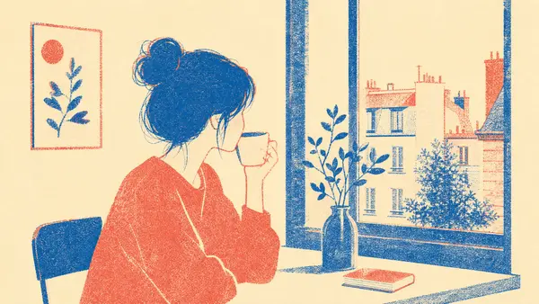 Minimal risograph-style illustration of [SUBJECT], grainy overprint texture,… — AI Model prompt by @aleenaamiir
