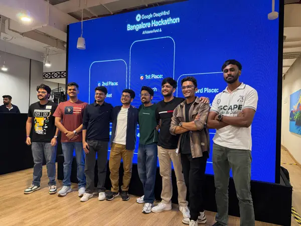 1st place at the @GoogleDeepMind × @cerebral_valley Bangalore hackathon 😭 > we… — Nano Banana prompt by @ahmedfahim21_