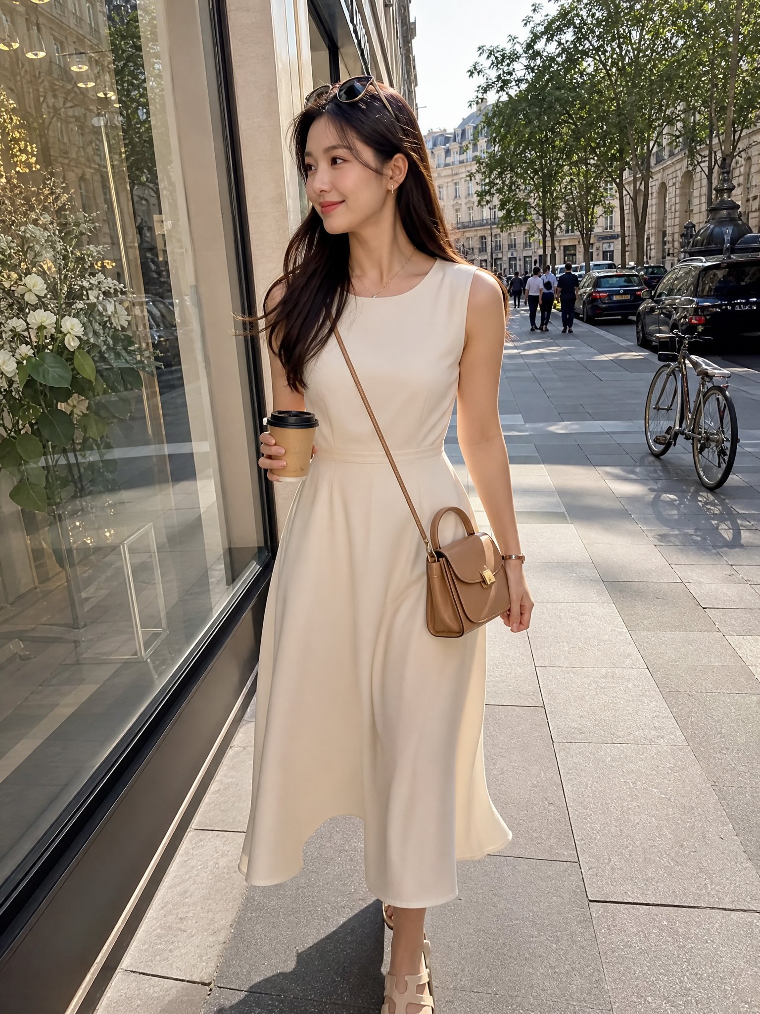 Natural smartphone street photography capturing an authentic everyday luxury… — GPT Image 2 prompt by @Mind_Boticni
