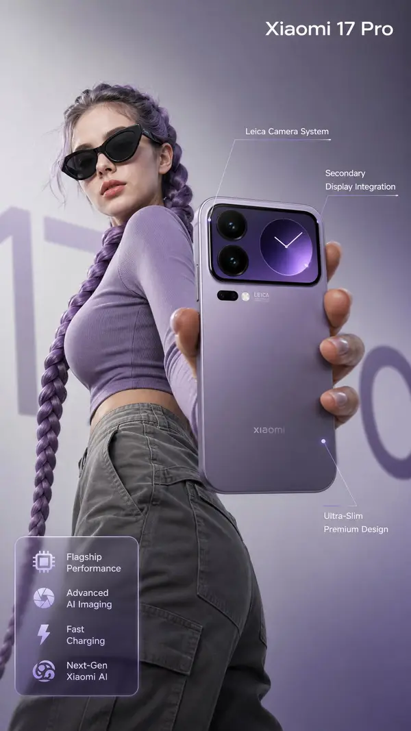 Ultra-realistic premium smartphone advertisement, featuring a confident young… — GPT Image 2 prompt by @SimplyAnnisa