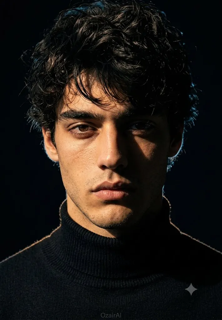 Use the exact same face from the reference image and generate a close-up studio… — Nano Banana 2 prompt by @Ozayrr_irl