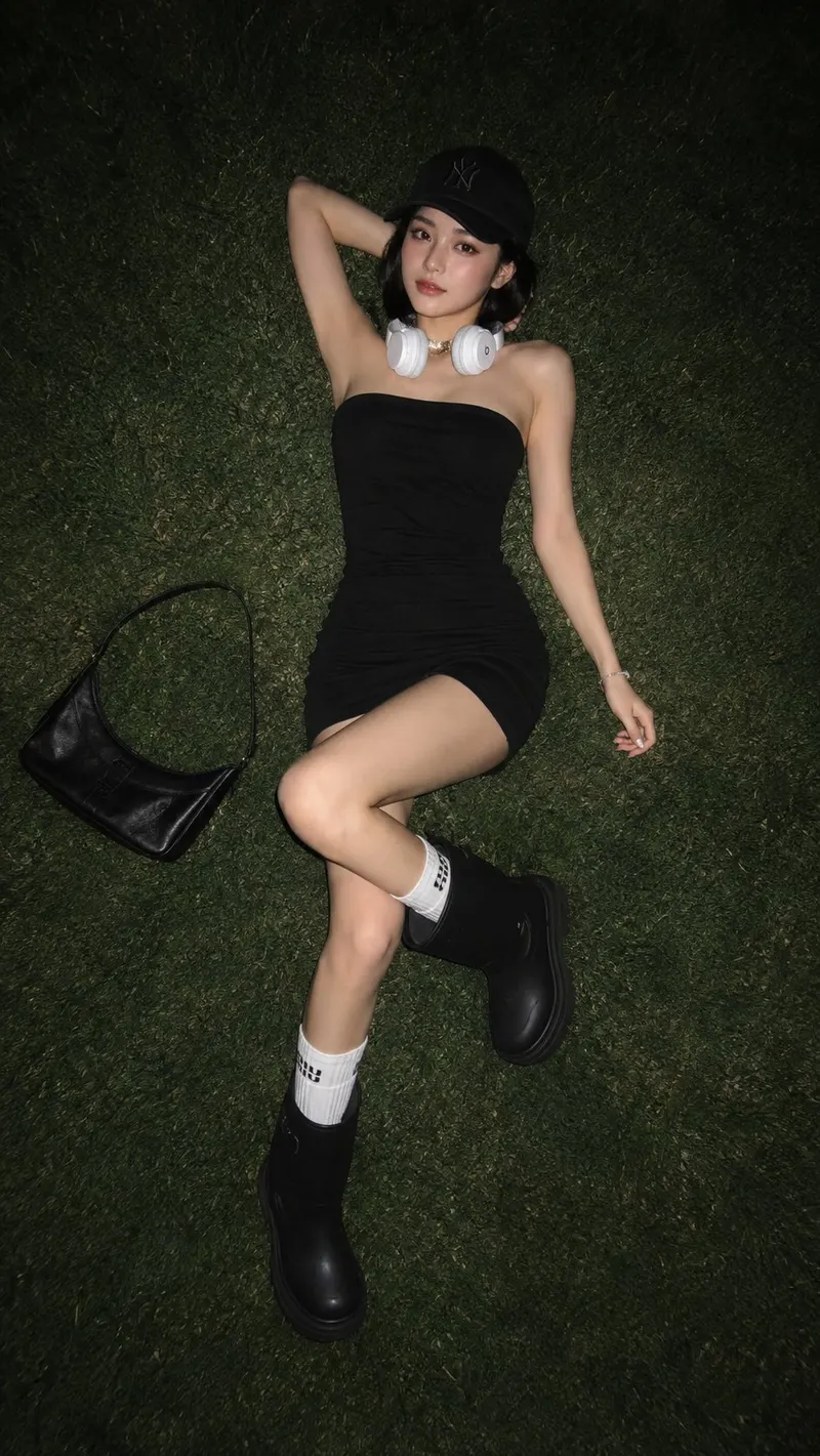 9:16 vertical luxury fashion editorial photography, top-down overhead full-body… — AI Model prompt by @MissDelulu9