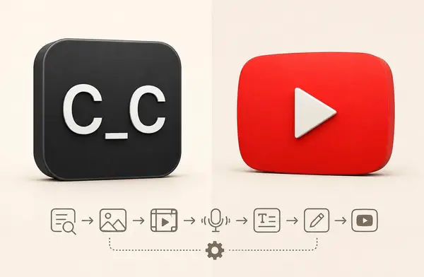 YouTube otomasyonunun tam boru hattı bu. Higgsfield MCP'yi Claude Code'a… — Nano Banana prompt by @Aykutuces