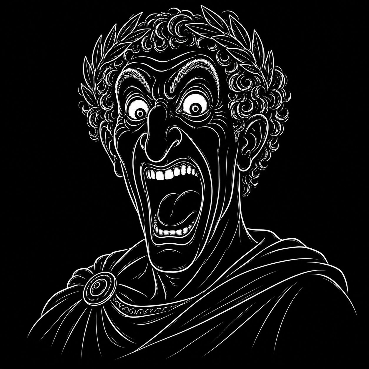 a caricature portrait of [PERSON] with a [EXPRESSION], rendered as elegant… — GPT Image 2 prompt by @umesh_ai