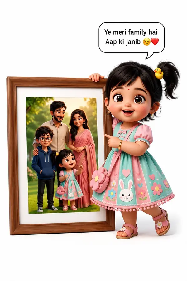 Made with GPT image 2 on chatgpt prompt 👇 -realistic 3D Pixar-style cartoon… — GPT Image 2 prompt by @AiwithNomi