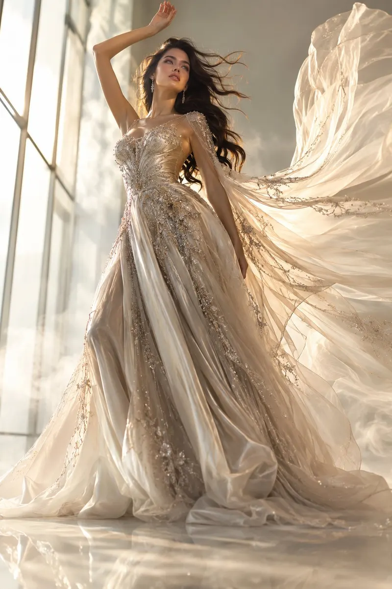 Ultra-realistic Vogue editorial masterpiece of a tall woman in her mid-20s with… — GPT Image 2 prompt by @MissDelulu9
