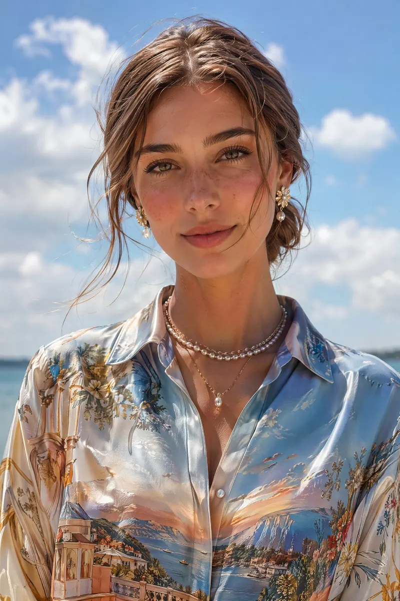 Ultra-realistic luxury fashion portrait of a naturally beautiful young woman… — GPT Image 2 prompt by @john_my07
