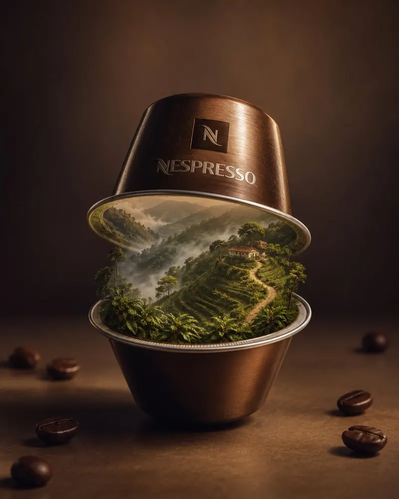 Create a Cannes Lions–level surreal advertising visual based on a single… — GPT Image 2 prompt by @aziz4ai