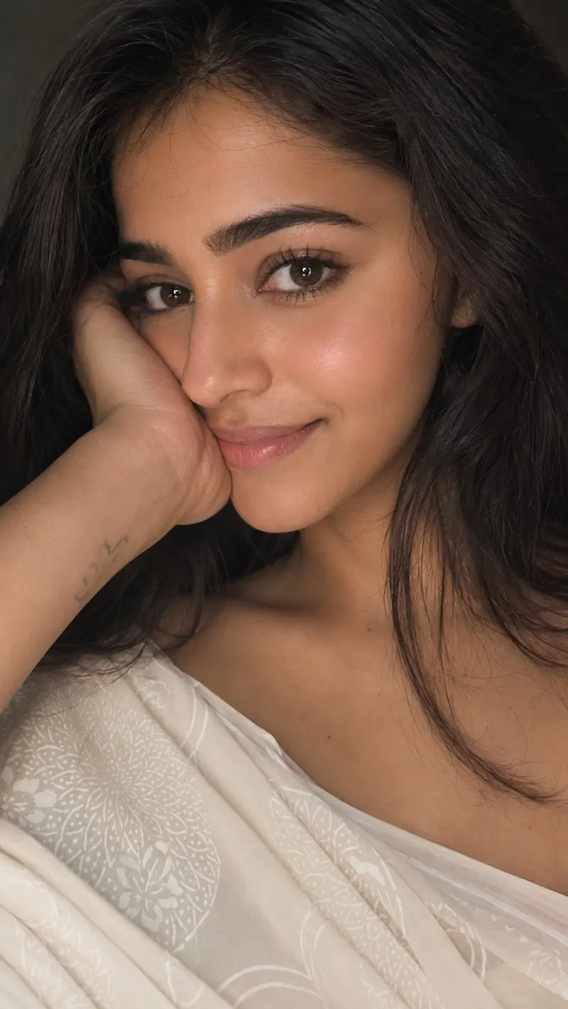 Ultra-realistic close-up portrait of a beautiful young South Asian woman with a… — AI Model prompt by @oju689