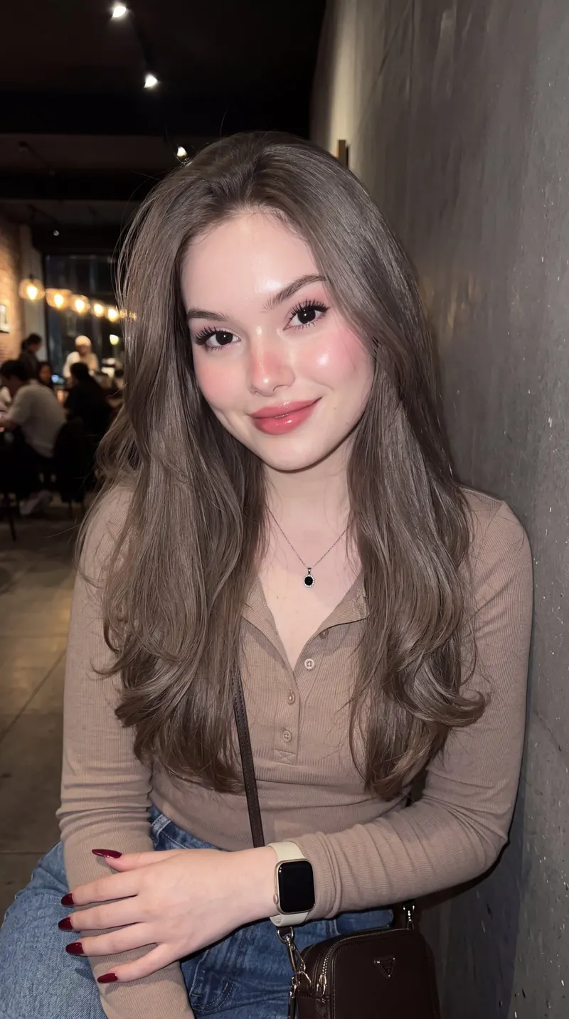 Transform the photo into a close-up portrait of a beautiful young woman with… — Nano Banana 2 prompt by @SimplyAnnisa