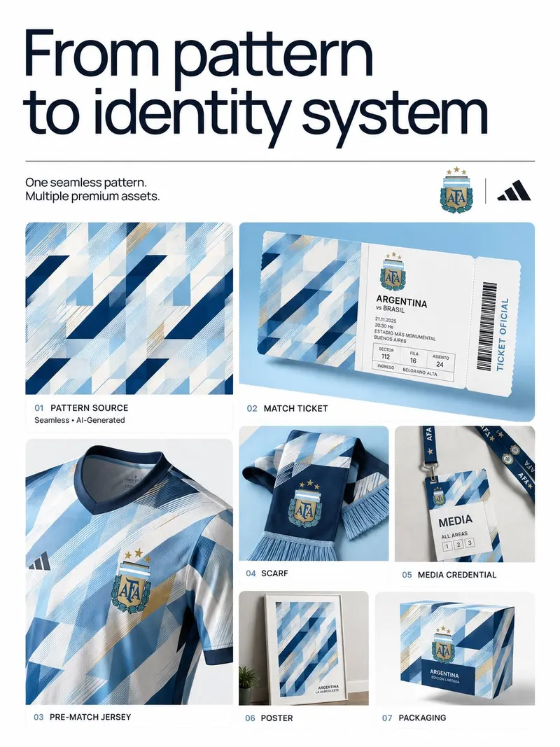 Create a seamless national sports team-inspired pattern for [TEAM_NAME] for the… — AI Model prompt by @AmirMushich