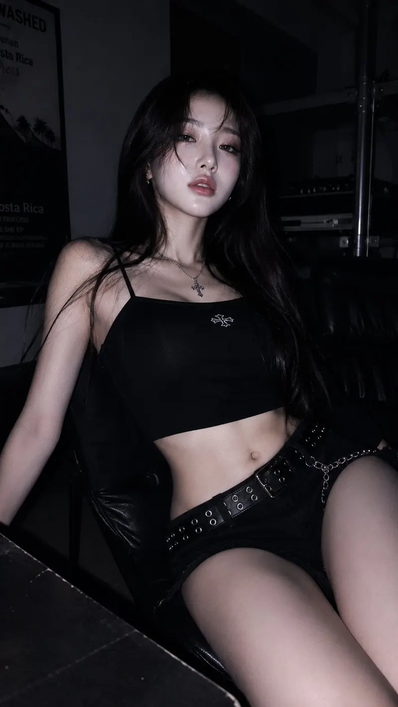 9:16 vertical, photorealistic Korean nightlife fashion portrait, Y2K aesthetic,… — AI Model prompt by @BubbleBrain