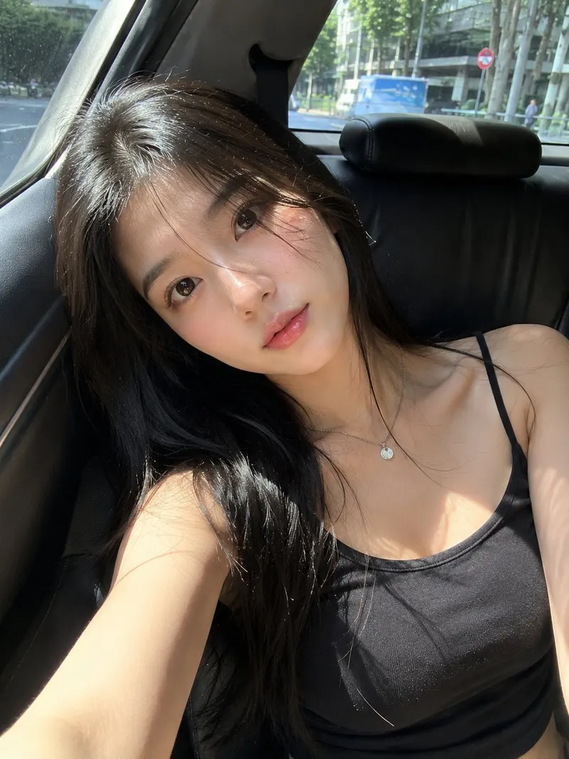 Ultra-realistic smartphone selfie of a beautiful young Japanese woman with… — Seedream prompt by @saniaspeaks_