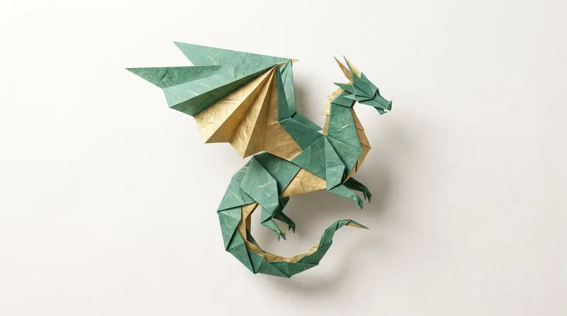 Origami-inspired [subject], folded from layered textured paper with crisp… — AI Model prompt by @ZephyraLeigh