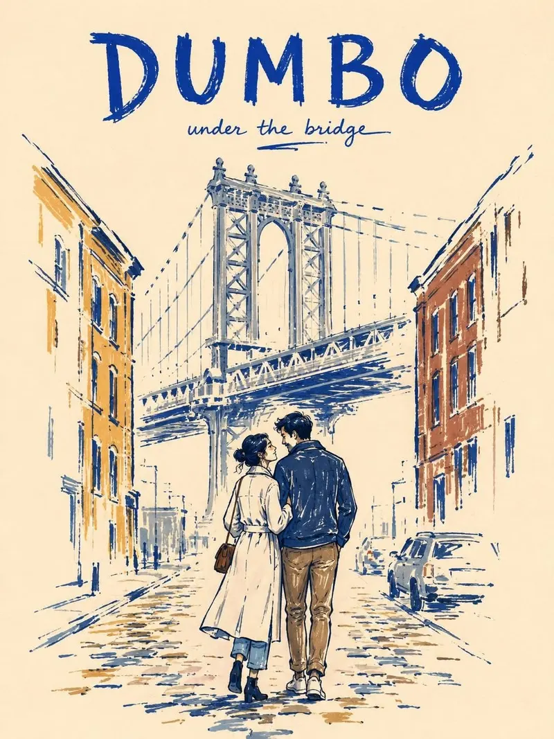 Create a vertical 3:4 minimalist marker-pen travel poster of NEW YORK CITY on… — GPT Image 2 prompt by @Goodmanprotocol