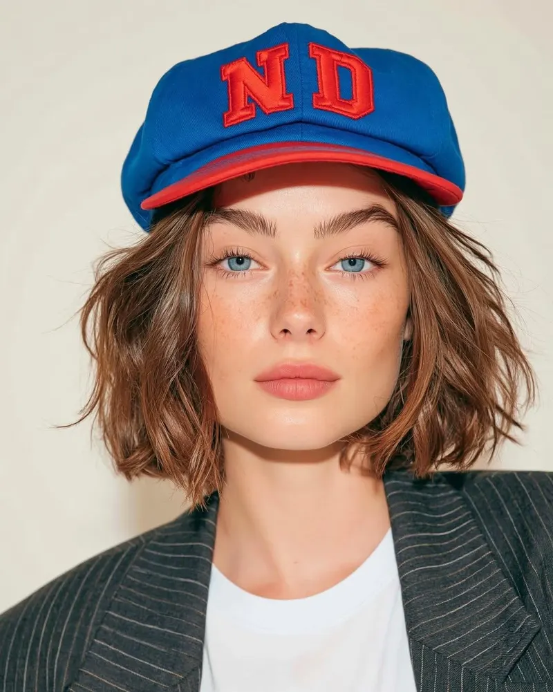Photorealistic close-up fashion editorial portrait of a naturally beautiful… — Midjourney prompt by @Goodmanprotocol