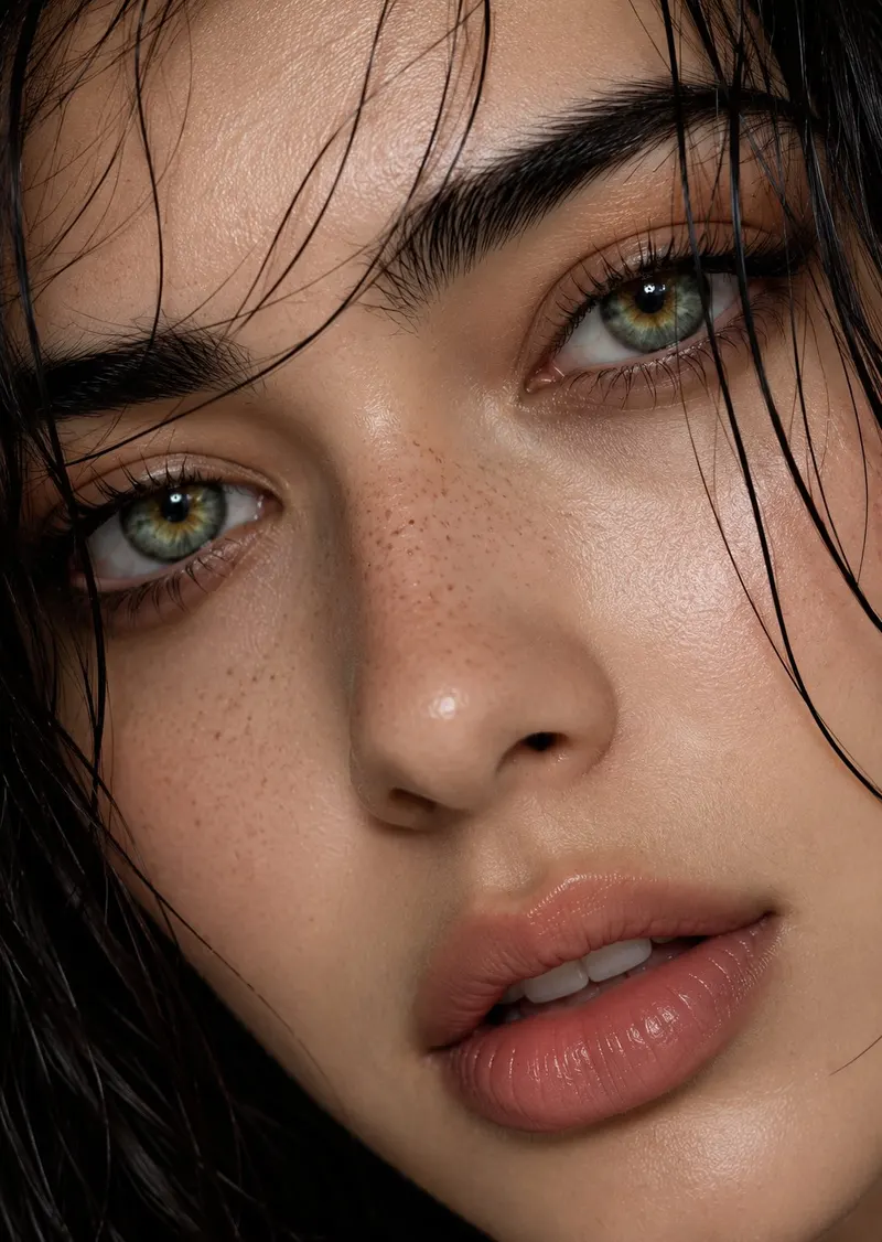 An ultra-photorealistic macro beauty portrait of an extraordinarily beautiful… — GPT Image 2 prompt by @john_my07