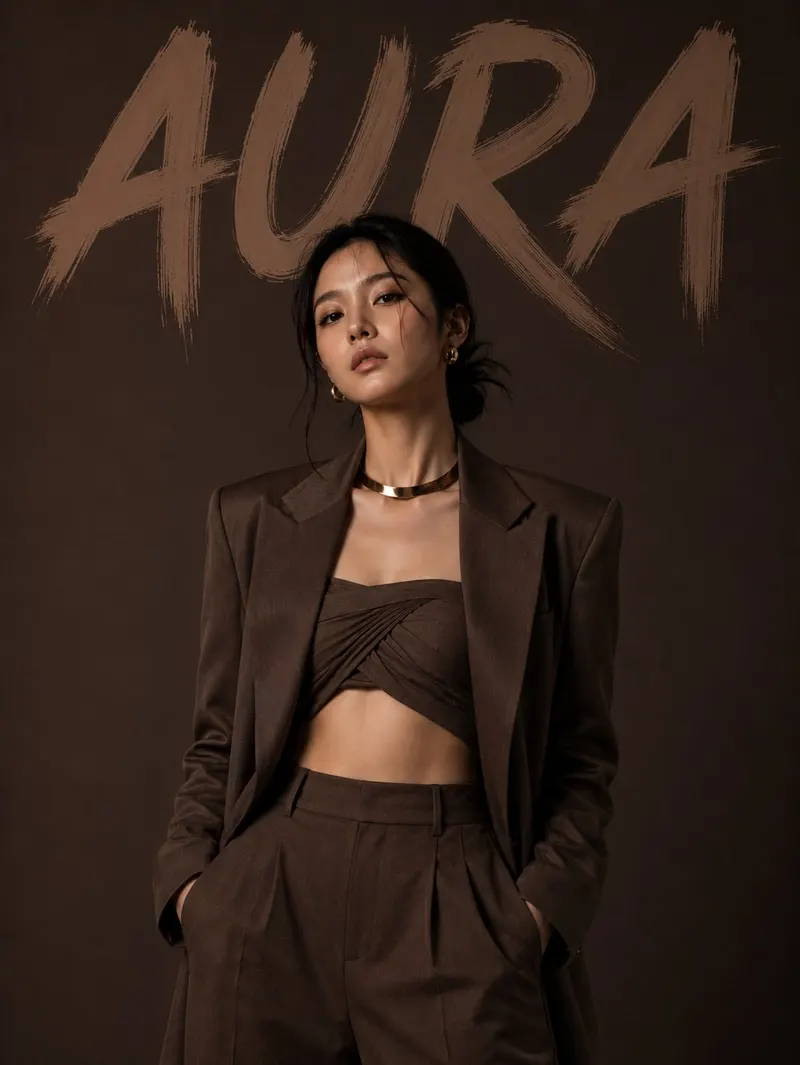 Ultra-realistic editorial fashion portrait of a confident model standing… — GPT Image 2 prompt by @MissDelulu9