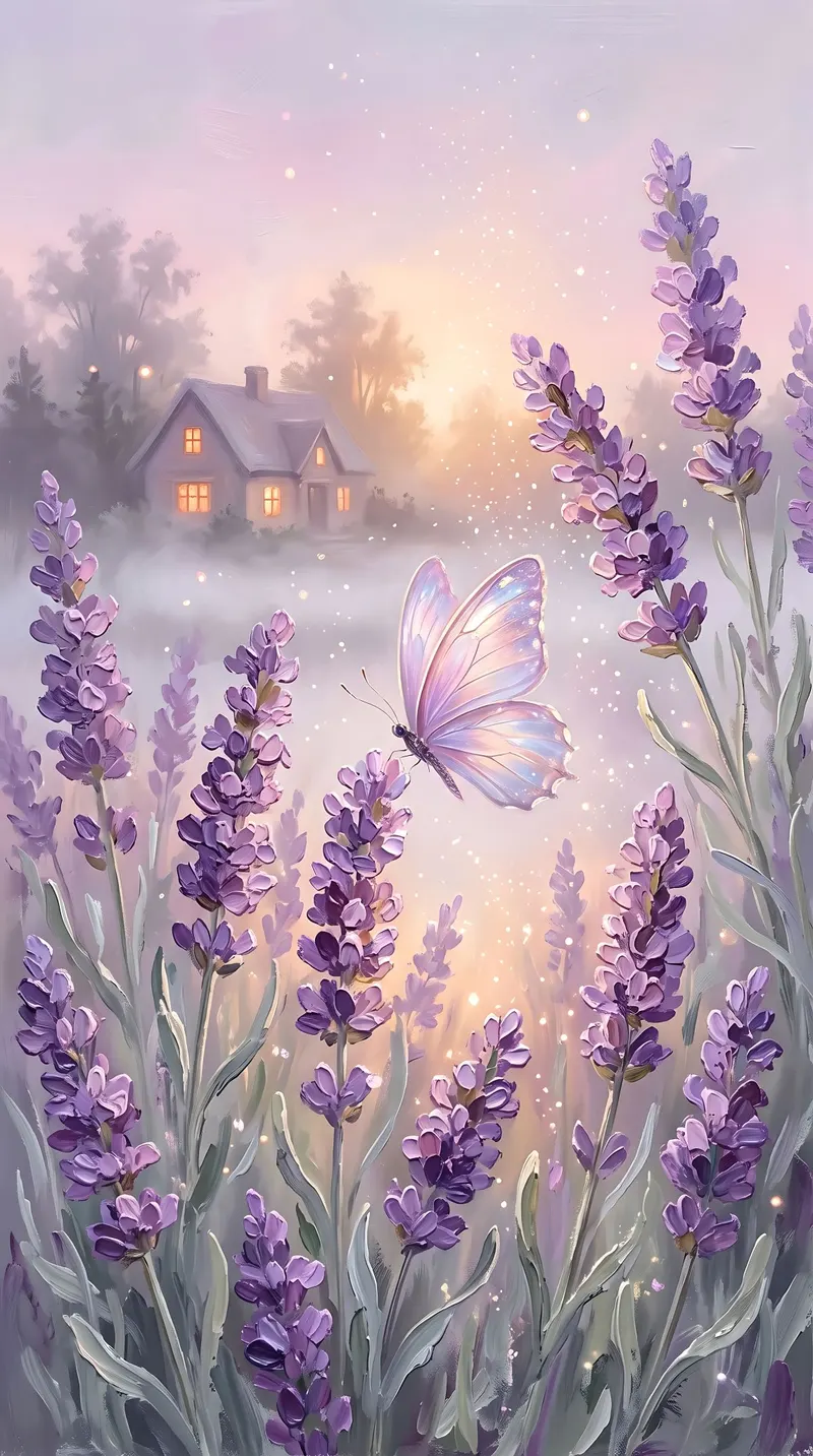 Lavender light and quiet magic. Created in @ImagineArt_X Model: Seedream V5 pro… — Nano Banana 2 prompt by @churvikv