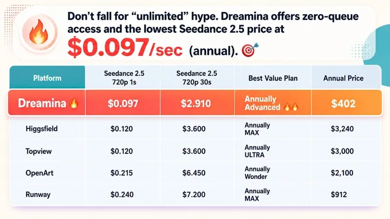 Beware the "unlimited" generation illusion. With Dreamina, you get zero-queue… — Seedance prompt by @Queen_1o1
