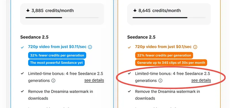 🇺🇸 4 FREE SEEDANCE 2.5 GENERATIONS ON DREAMINA — Queue-FREE. Full SPEED,… — Seedance prompt by @dee_naliaks