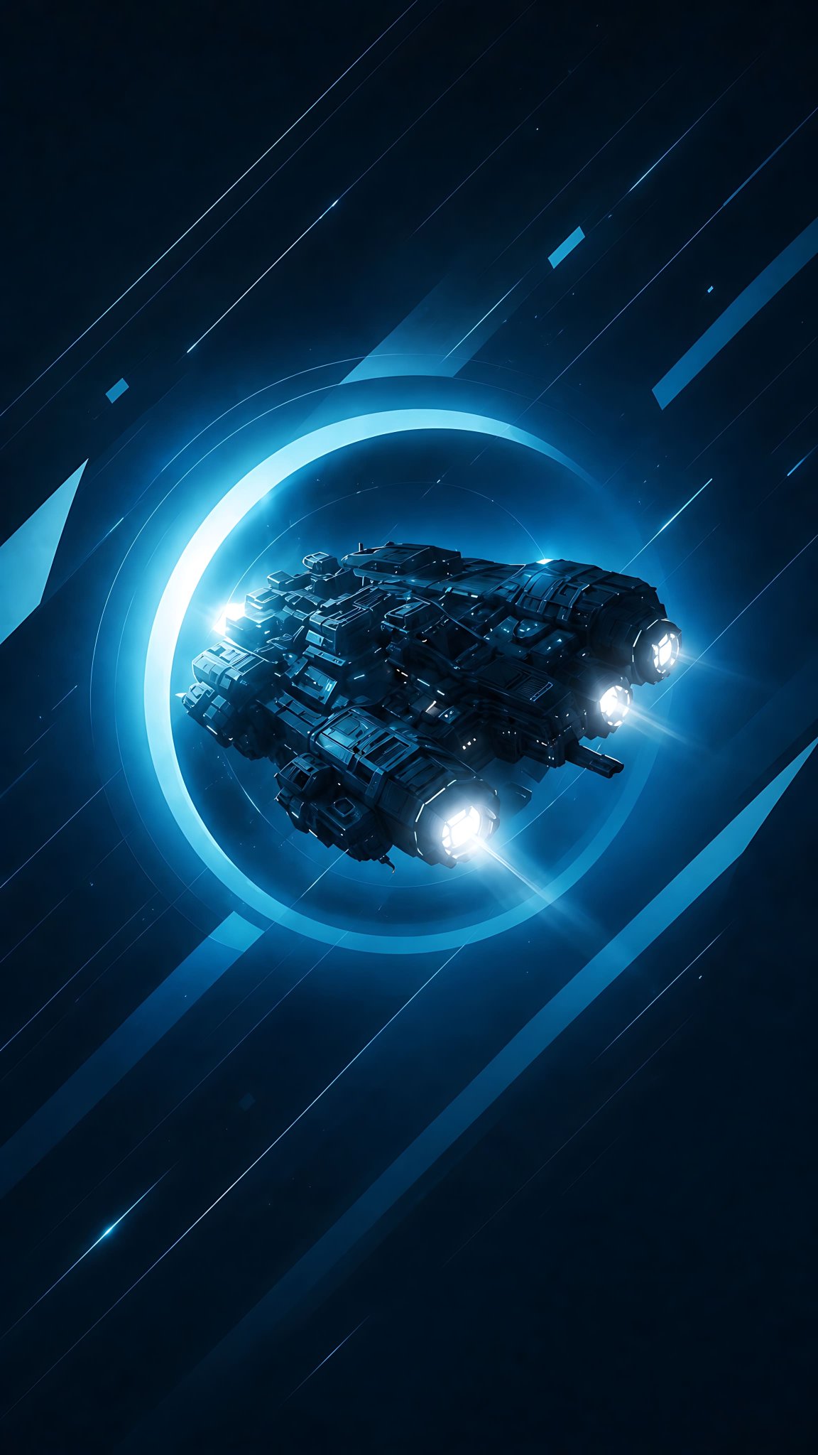 The drones attack. The shields hold. The ship keeps going. Created in… — AI-generated image by @churvikv using Seedance