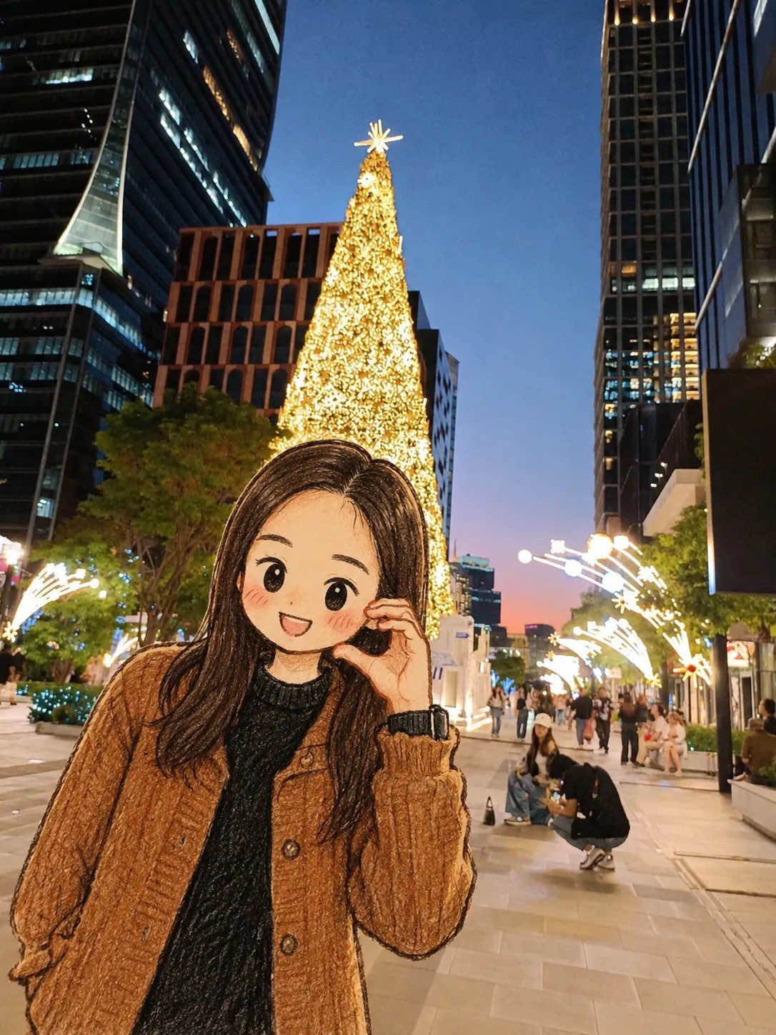 Use the uploaded image as the primary reference. Transform the person into a… — AI-generated image by @Sairah_0 using GPT Image 2