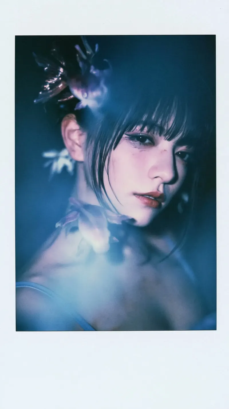 Polaroid Style Portrait Midjourney v8.2 Style Reference Share @midjourney… — Midjourney prompt by @carolletta