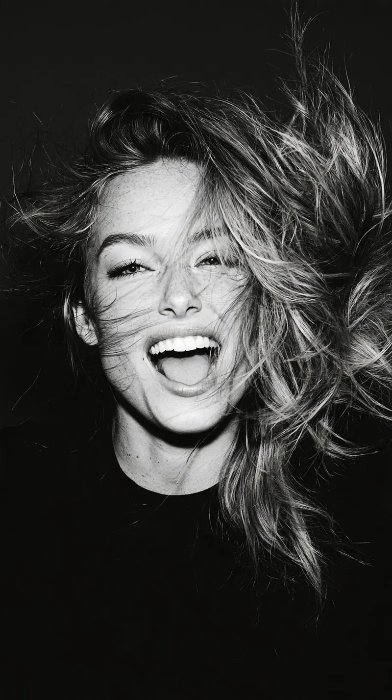 artistic portrait of a beautiful character in a dramatic expression --chaos 20… — Midjourney prompt by @carolletta