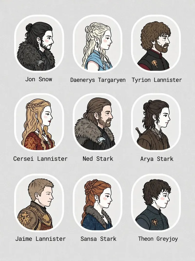 black hair half-up, beard, dark fur cloak — GPT Image 2 prompt by @stark_nico99