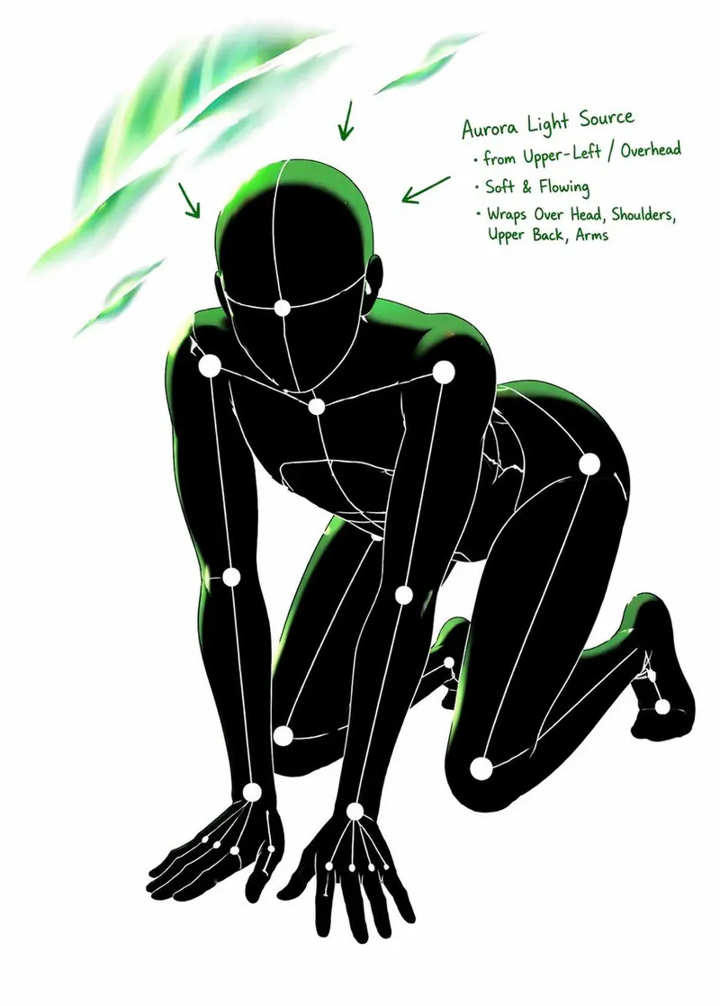 [CORE TASK] Transform the provided input image into a pose-and-light analysis… — GPT Image 2 prompt by @WOZ1Tx2JZ3kCeBj